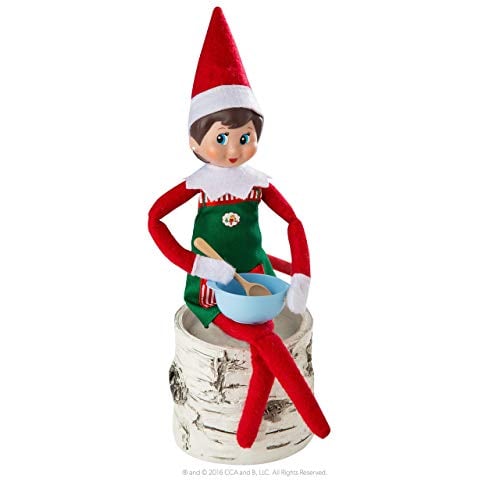 Book Cover Elf on The Shelf Claus Couture Sweet Shop Set Novelty, Green/ Red