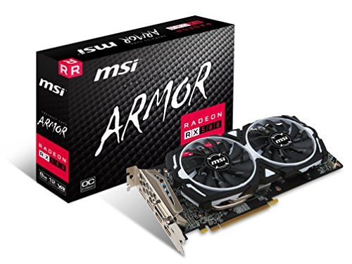 Book Cover MSI VGA Graphic Cards RX 580 ARMOR 8G OC
