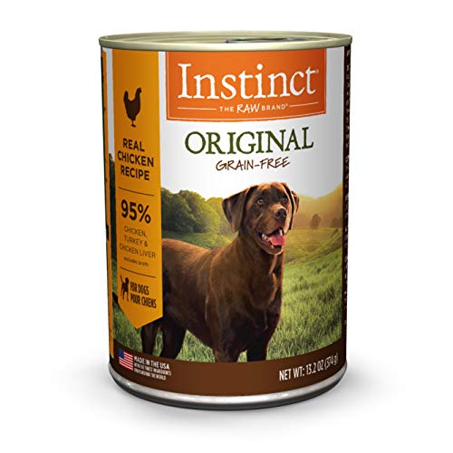 Book Cover Instinct Original Grain Free Real Chicken Recipe Natural Wet Canned Dog Food, 13.2 oz. Cans (Case of 6)