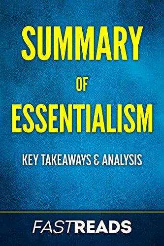 Book Cover Summary of Essentialism: Includes Key Takeaways and Analysis