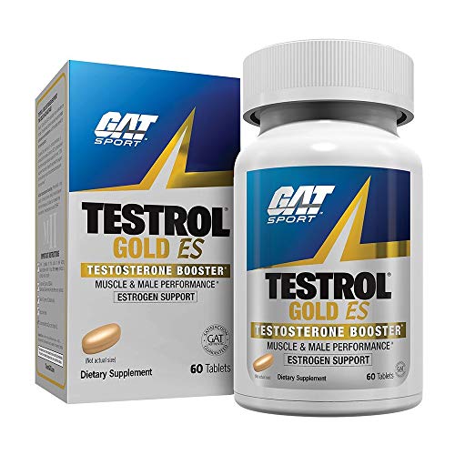 Book Cover GAT - TESTROL GOLD ES - NEW - Testosterone Booster with Estrogen Support, Builds Muscle, Increases Stamina, Enhances Performance (60 Tablets)