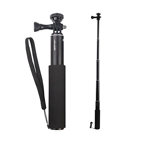 Book Cover Apeman Selfie Stick Self-Portrait Extendable Aluminum Monopod Holder Perfectly Compatiable with Action Cameras, Smartphones, Waterproof Cases