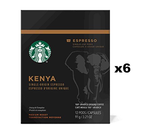 Book Cover Starbucks Kenya Espresso Verismo Pods (72 Count)