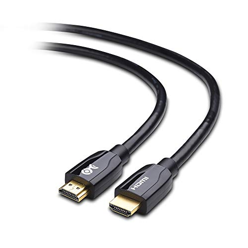 Book Cover Cable Matters [Certified] Premium HDMI Cable with 4K HDR Support in Black - 10 Feet