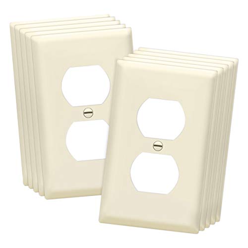 Book Cover ENERLITES Duplex Receptacle Outlet Wall Plate, Size 1-Gang 4.50