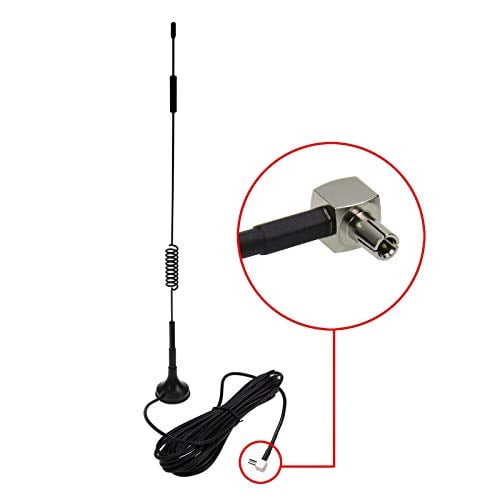 Book Cover TS9 Connector Antenna 7DBi High Gain 4G LTE CPRS GSM 3G 2.4G WCDMA Omni Directional Antenna with Magnetic Stand Base 5m RG174 Extension Cable for Wifi Router Mobile Broadband Outdoor Signal Booster