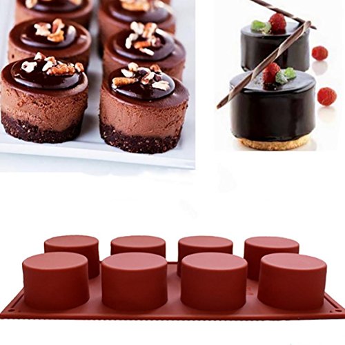Book Cover Binmer(TM) Cake Mold Soap Mold Round Flexible Silicone Cookie Mould Candy Chocolate Mould