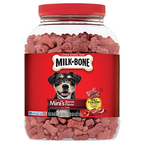 Book Cover Milk-Bone Bacon  Dog Treat, Mini Biscuits, 36-Ounce