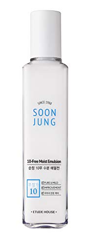 Book Cover ETUDE HOUSE SoonJung 10 Free Moist Emulsion 120ml | Hypoallergenic Non-Irritating Hydrating Emulsion for Skin Damage Care and Relaxation | Korean Skin Care