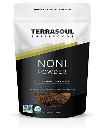 Book Cover Terrasoul Superfoods Organic Noni Fruit Powder, 16 Ounces