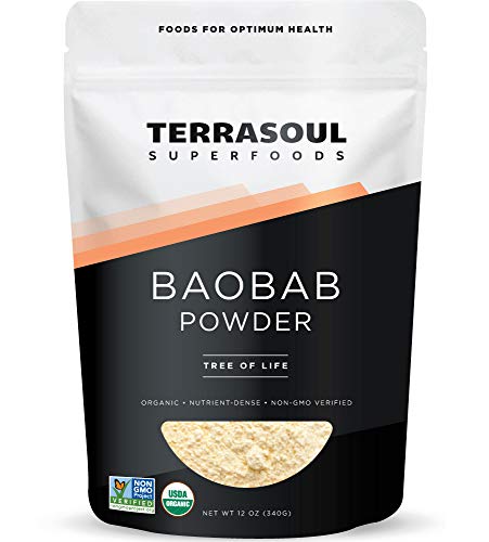 Book Cover Terrasoul Superfoods Organic Baobab Fruit Powder, 12 Ounces