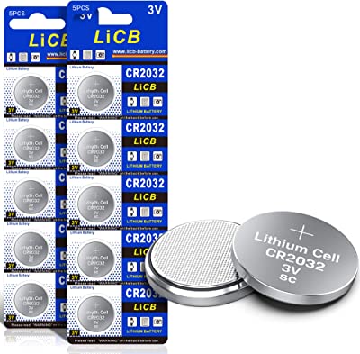 Book Cover LiCB CR2032 3V Lithium Battery(10-Pack)