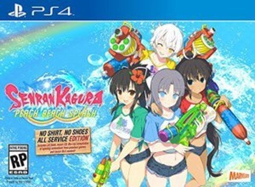 Book Cover Senran Kagura Peach Beach Splash - No Shirt, No Shoes, All Service Edition - PlayStation 4