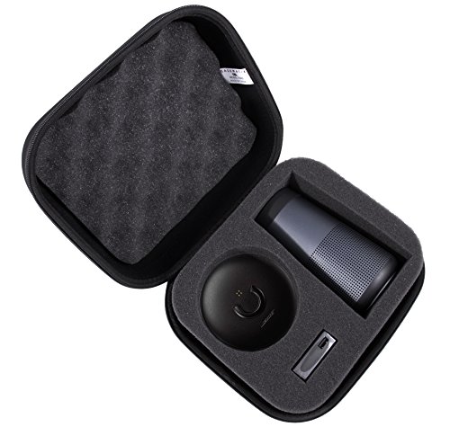Book Cover CASEMATIX Bose SoundLink Revolve Case For Bluetooth Speaker and Charging Cradle - Protective Exterior and Dense Foam Provide Ultimate Protection When Carrying Revolve and Accessories