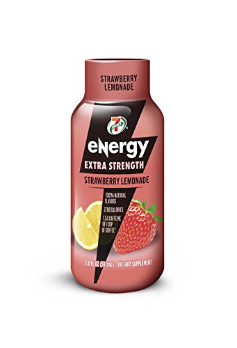 Book Cover 7-Select Extra Strength Energy Shot, Strawberry Lemonade, 2-Ounce Bottles (Pack of 12)