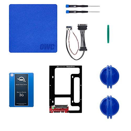 Book Cover OWC 1.0TB 3G SSD and HDD DIY Complete Bundle Upgrade Kit for Late 2009-2010 iMacs, (OWCKITIM09HE1TB)