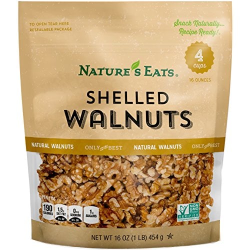 Book Cover Nature's Eats Walnuts, 16 Ounce