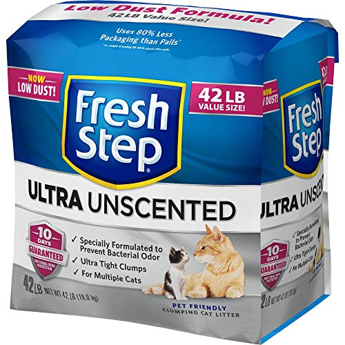 Book Cover Fresh Step Cat Litter, Ultra Unscented (42 lbs.)