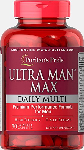Book Cover Puritan's Pride Ultra Man Max, 90 Count