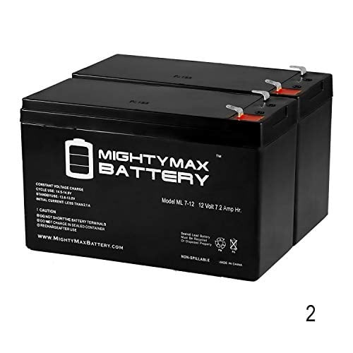 Book Cover Mighty Max Battery 12V 7Ah Battery Replacement for Razor ZR350-2 Pack Brand Product