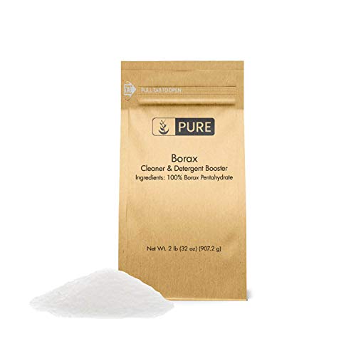 Book Cover Borax Powder (2 lb.) by Pure Organic Ingredients, Pure Borax, Multipurpose Cleaning Agent, Ideal Slime Ingredient