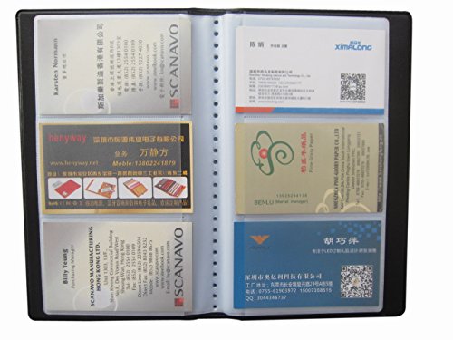 Book Cover Business Card Holder 150 Pocket Book Style Leather Business Card Book Holder Journal Business Card Organizer