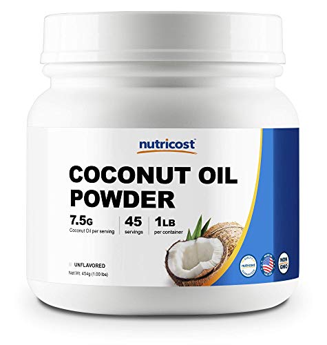 Book Cover Nutricost Coconut Oil Powder 1 LB, 45 Servings - Non-GMO and Gluten-Free - Premium Quality Made in The USA ...
