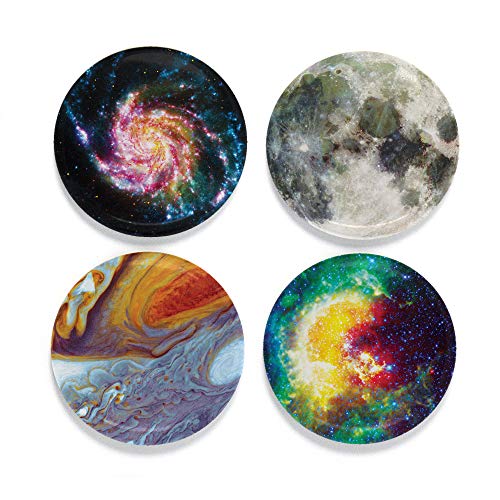 Book Cover Buttonsmith Science Astronomy Tinker Top Set - to use with Tinker Reel® Badge Reel - Made in The USA