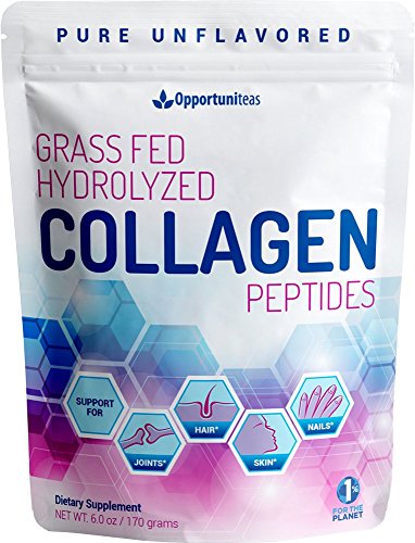 Book Cover Collagen Peptides Powder - Premium Unflavored Grass Fed Protein for Amazing Hair, Skin, Nails & Joints - Mix in Smoothies, Coffee & Recipes - Non-GMO, Gluten Free, Keto, Paleo & Diet Friendly - 6 oz