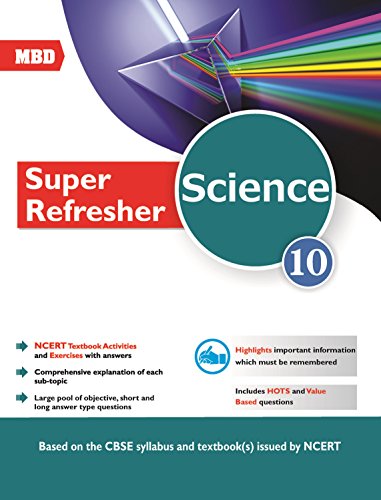 Book Cover MBD Science Super Refresher(Class - 10)