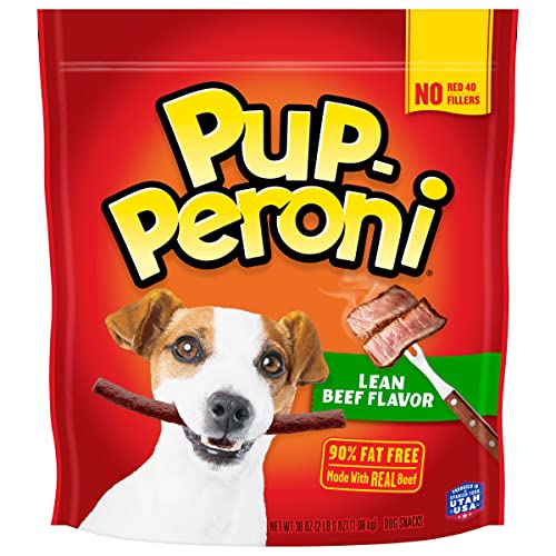 Book Cover Pup-Peroni Original Lean Beef Flavor Dog Snacks, 38-Ounce