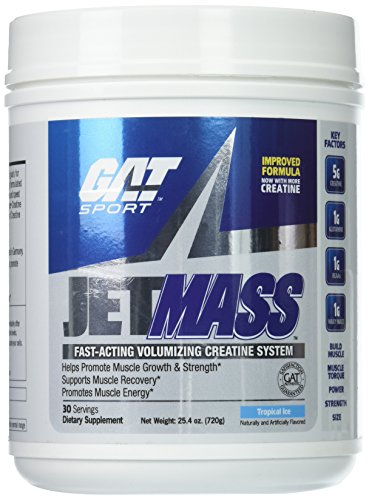 Book Cover GAT SPORT Jetmass Tropical Ice New Protein Drink, 1 Pound