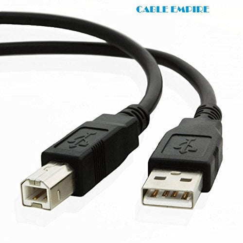 Book Cover Cable Empire USB Cable for HP OfficeJet 3830 All in One Printer K7V40A (10 Feet)