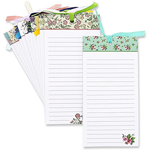Book Cover Floral Magnetic to Do List Notepad (60 Sheets, 12-Pack)