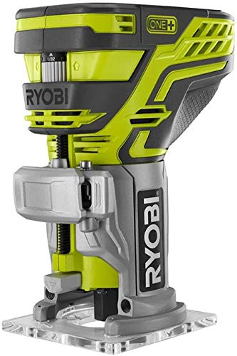 Book Cover Ryobi P601 One+ 18V Lithium Ion Cordless Fixed Base Trim Router (Battery Not Included – Tool Only)
