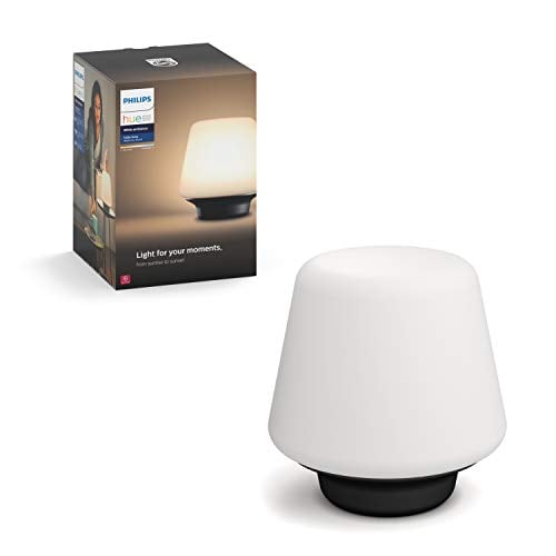 Book Cover Philips Hue White Ambiance Wellness Dimmable LED Smart Table Lamp (Works with Alexa Apple HomeKit and Google Assistant)