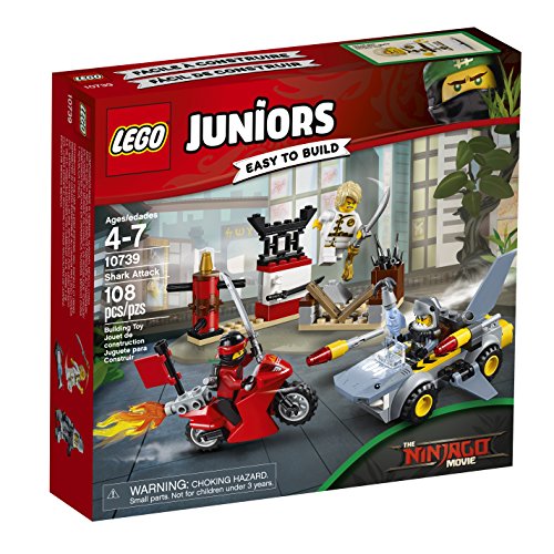 Book Cover LEGO Juniors Shark Attack 10739 Building Kit (108 Piece)