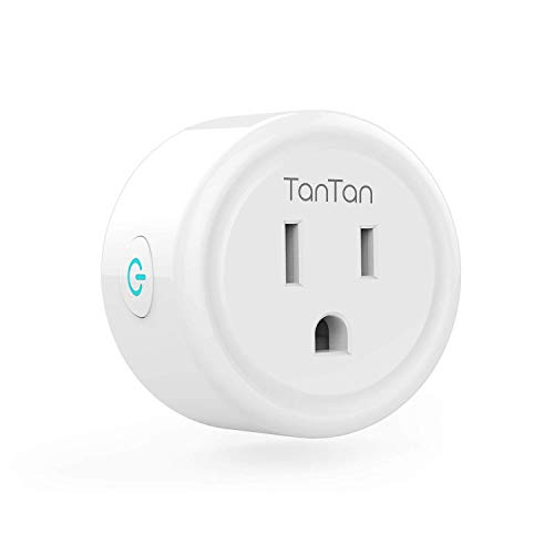 Book Cover TanTan Smart Plug Work with Alexa and Google Home, TanTan WiFi Outlet Mini Socket Remote Control Only Supports 2.4GHz Network, ETL and FCC Listed
