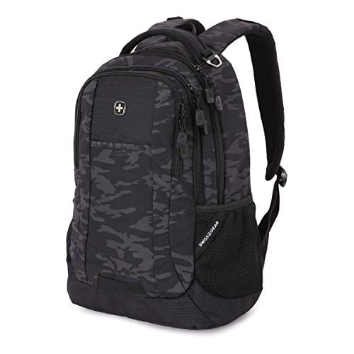 Book Cover SwissGear Cecil Backpack, Black Cod/Camo, One Size