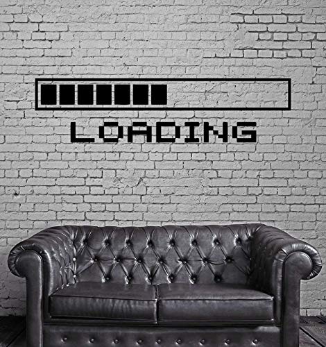 Book Cover PICTURE IT ON CANVAS Loading a Video Game Wall Poster Decal Cool Gamer Stuff Computer Wall Stickers Murals Home Decor Accents