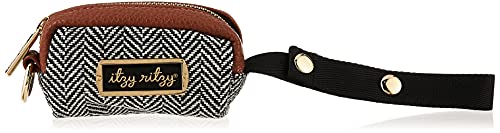 Book Cover Itzy Ritzy Pacifier Case with Adjustable Handle â€“ Pacifier Pod Holds 2 Pacifiers and Can Be Worn as a Wristlet or Attached to a Diaper Bag or Purse; Measures 4.5â€ L x 2.25â€ W, Coffee and Cream