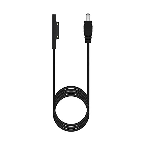 Book Cover BatPower ES4 Charging Cable for Surface Laptop 1/2/3 Surface Book 2 / Book Surface Pro X / 7/6 / 5/4 / 3 / Go, BatPower ProE 2 ES15 ES10 ES9 ES7 ES6 S90 S120 CCS2 (Connector 5.5x2.5mm to Surface)