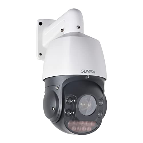 Book Cover SUNBA 4K 8MP PTZ Camera Outdoor, IP PoE+ Security Dome, 20X Optical Zoom, Two Way Audio &Built-in TF Card Slot, 24x7 Automatic PTZ Tour, Night Vision up to 328ft (405-D20X 4K)