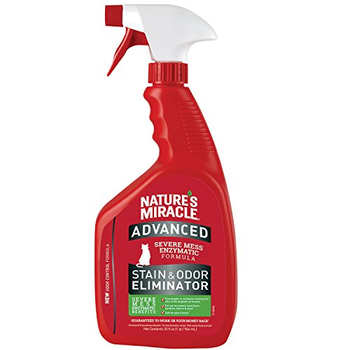 Book Cover Nature's Miracle Advanced Stain and Odor Eliminator Cat, For Severe Cat Messes