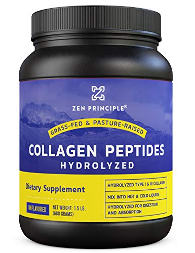 Book Cover Grass-Fed Collagen Peptides 1.5 lb. Custom Anti-Aging Hydrolyzed Protein Powder for Healthy Hair, Skin, Joints & Nails. Paleo and Keto Friendly, GMO and Gluten Free, Pasture-Raised Bovine Hydrolysate.