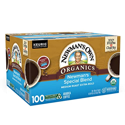 Book Cover Newman's Own Organics Special Blend Coffee K-Cups (100 K-Cups) - Packaging May Vary