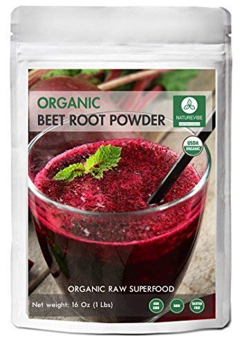 Book Cover Organic Beet Root Powder (1 lb) by Naturevibe Botanicals, Raw & Non-GMO | Nitric Oxide Booster | Boost Stamina and Increases Energy [Packaging May Vary]