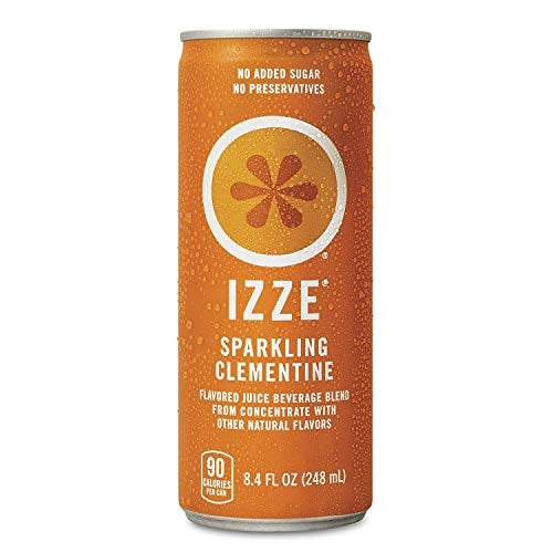 Book Cover IZZE Sparkling Juice, Clementine, 8.4 Fl Oz (12 Count)