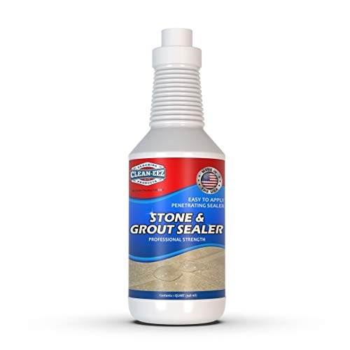 Book Cover Grout & Granite Penetrating Sealer from The Floor Guys: Also Works on Marble, Travertine,Limestone, Slate. Protects Against Water and Oil Based Stains. Designed for Floors and Showers. 1 Quart
