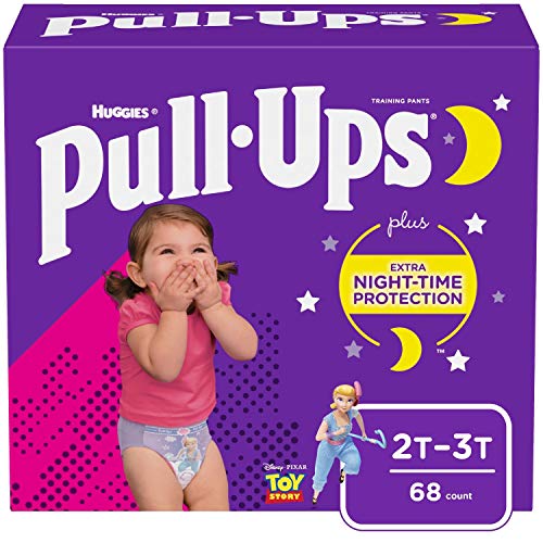 Book Cover Pull-Ups Night-Time Girls' Training Pants, 2T-3T, 68 Ct